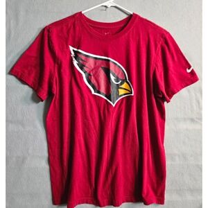 Nike Arizona Cardinals T-Shirt Mens Medium Red NFL Football Graphic Tee Logo‎